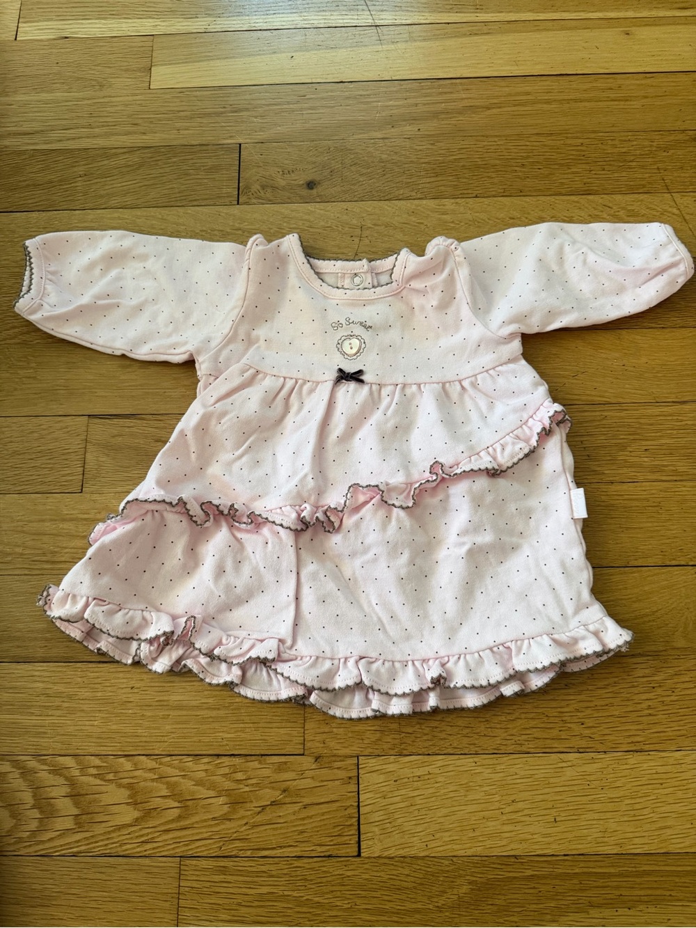 Etcetera Pink Ruffle Baby Matching Set - Picture 2 of 4